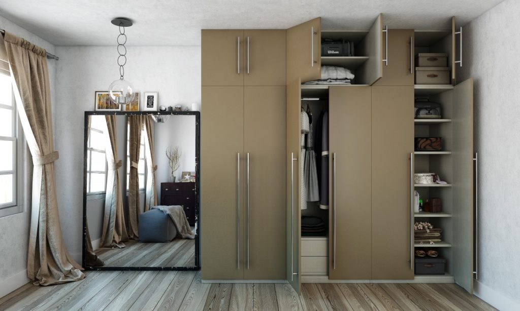 sliding door or hinged door wardrobe
