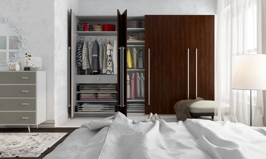 sliding door or hinged door wardrobe