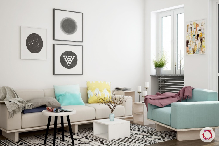 Clean the white walls of your living room with our tips.
