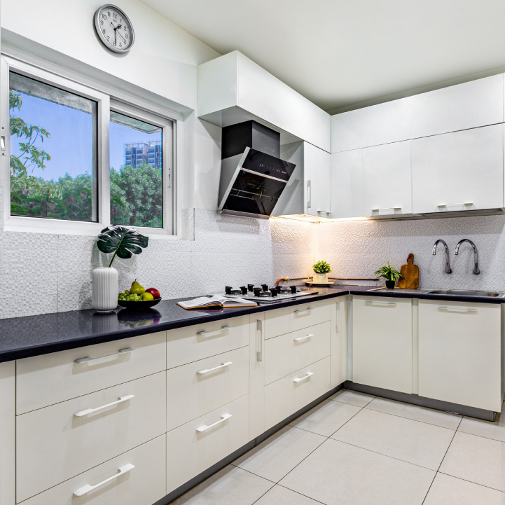 UPVC Window Design With A White Frame Livspace