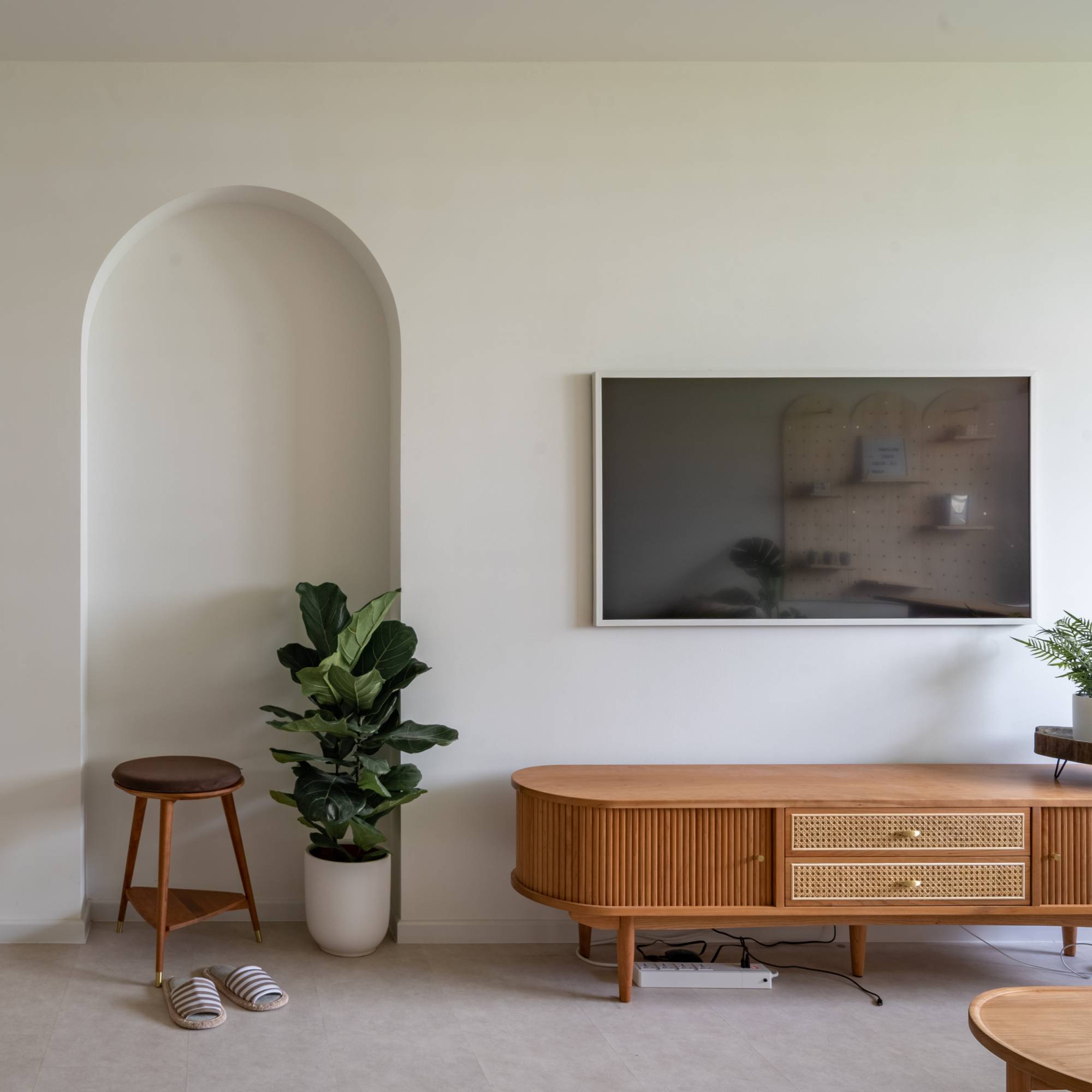 Wooden TV Console Design With Drawers Livspace wooden-tv-console-design-with-drawers-livspace