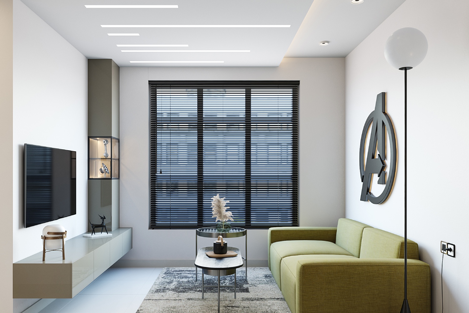 Gypsum False Ceiling With Cove Lights | Livspace