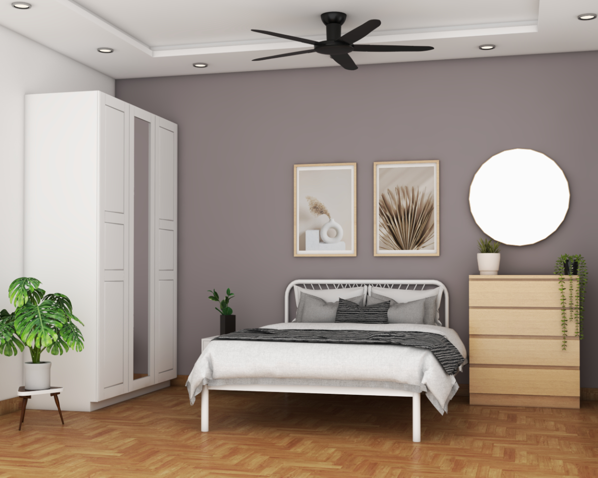 Low-Maintenance Grey Wall Paint Design For Bedrooms And Living Rooms ...