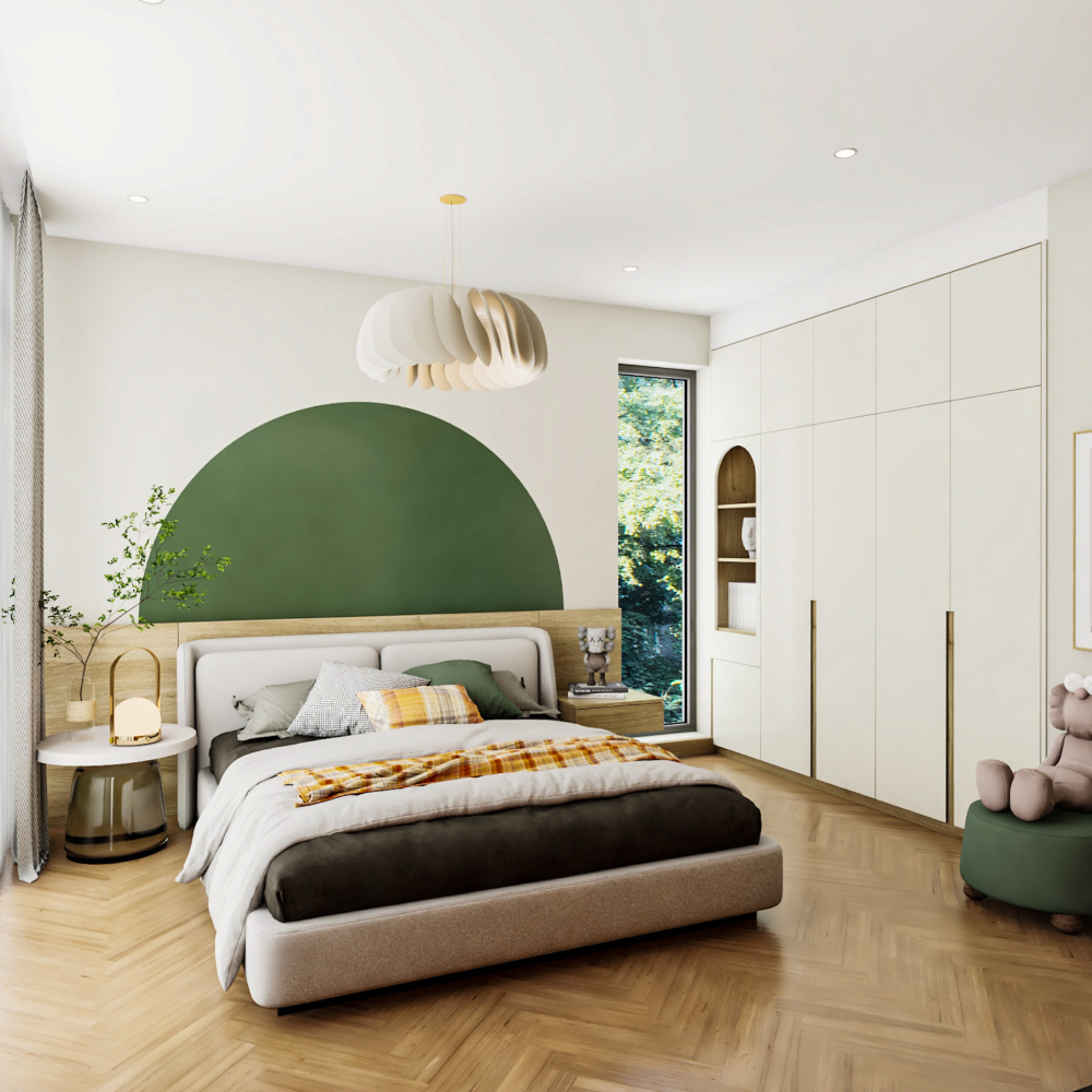 Photo inspiration: Fresh Look at Budget Friendly Green Wall Paint Design