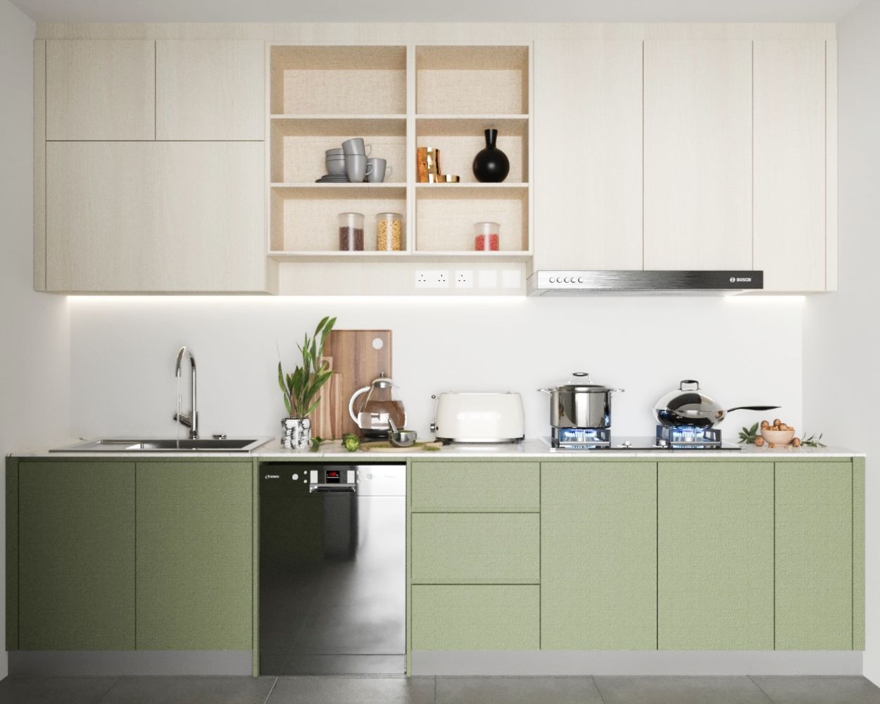 A closer look at Kitchen Single Drawer Styling