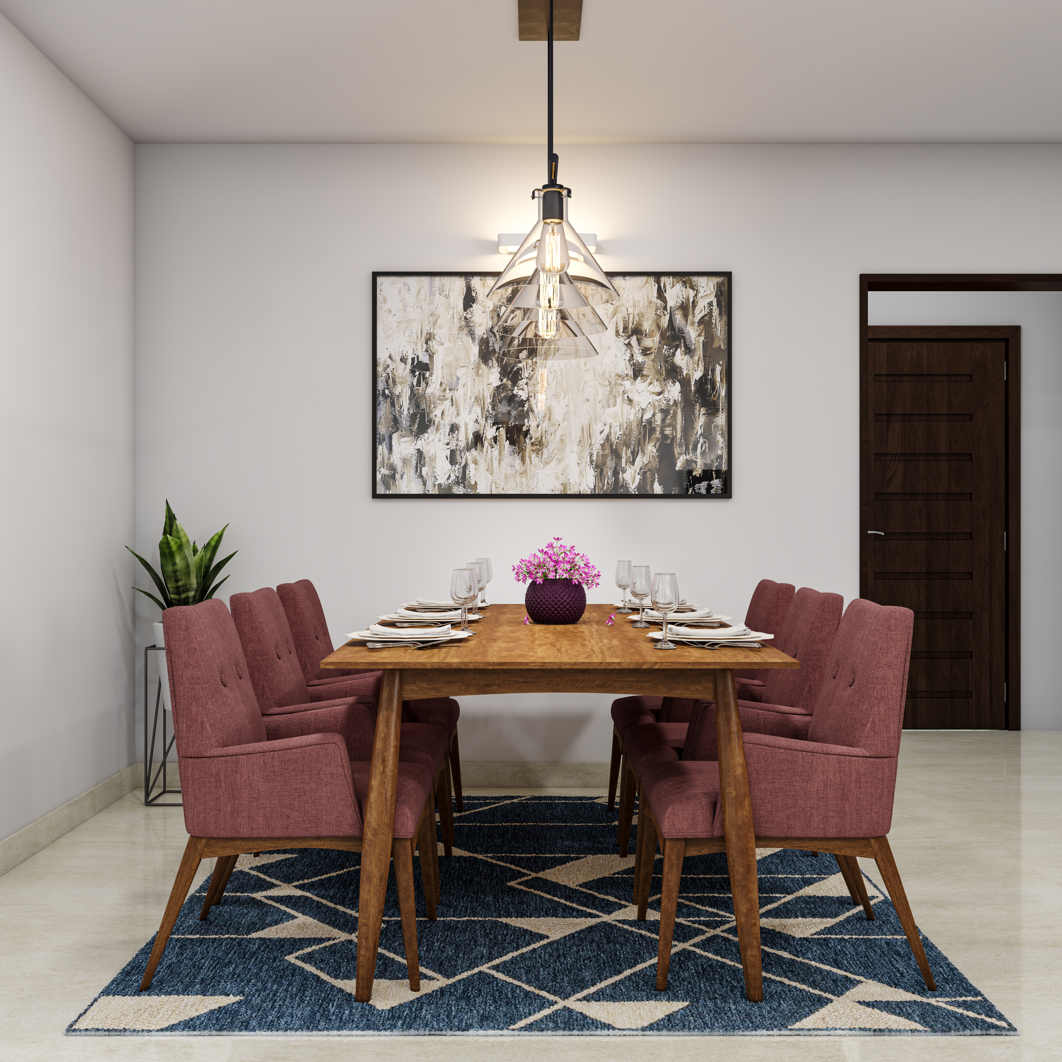Vast and Sleek Dining Room Design Ideas | Livspace