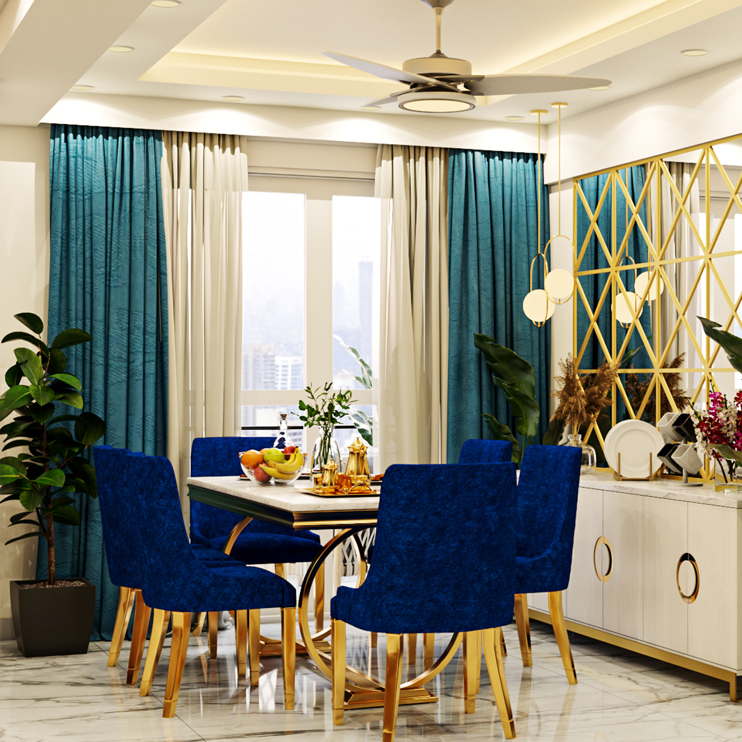 Royal Dining Room Design | Livspace