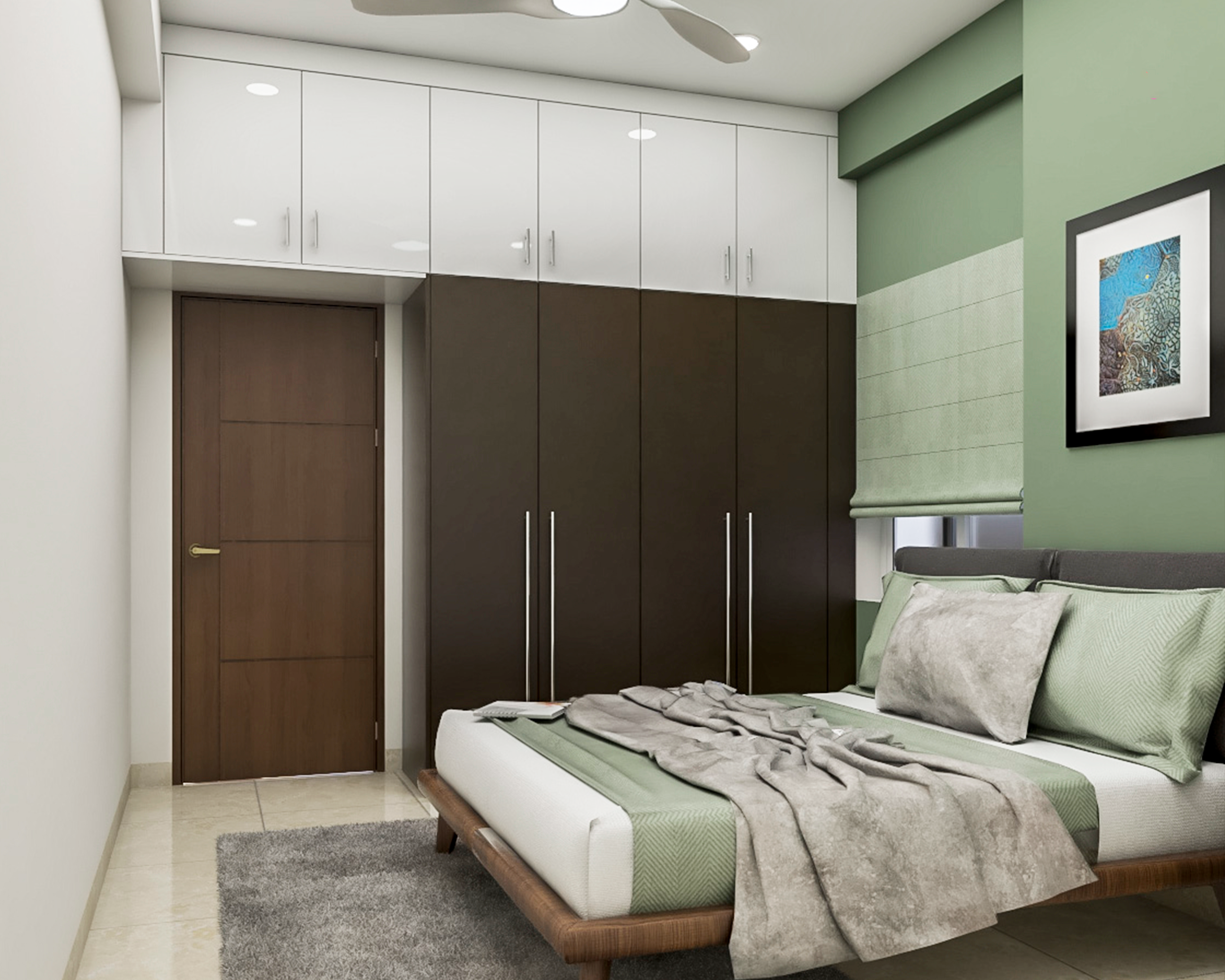 Compact Guest Bedroom With Wardrobe Livspace Compact Guest Bedroom With Wardrobe Livspace