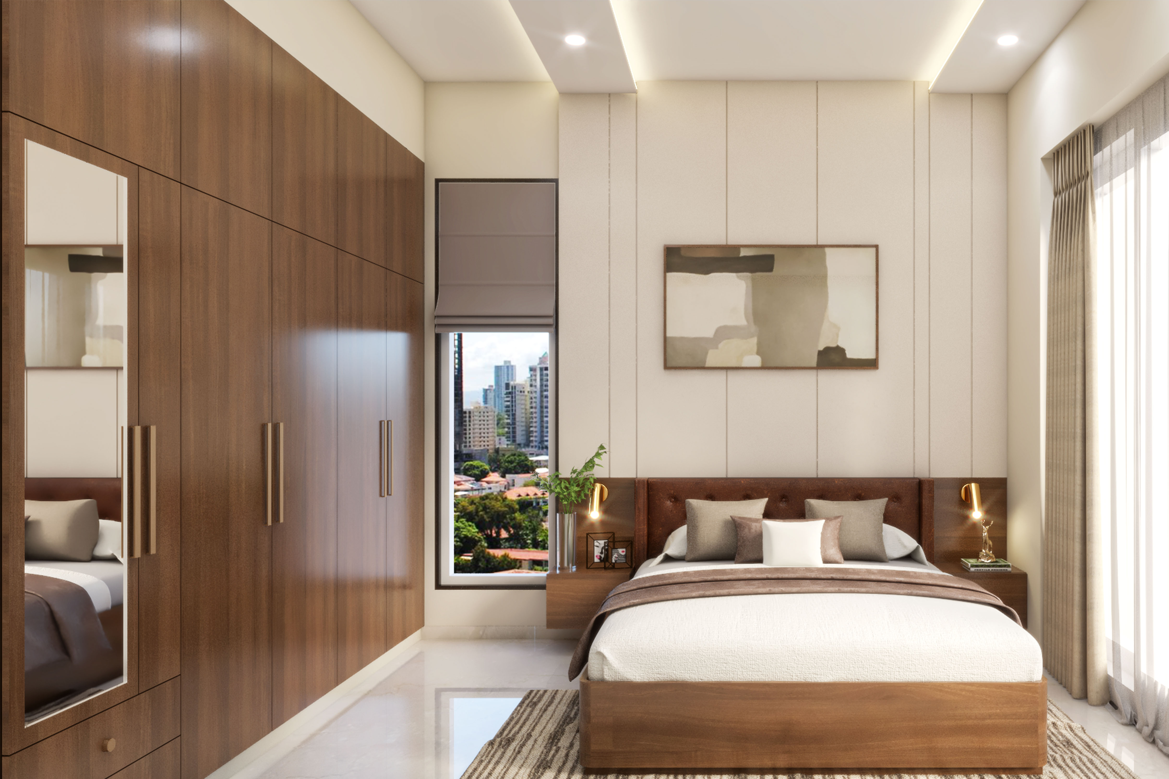 Spacious Multifunctional Modern Guest Room Design Ideas | Livspace